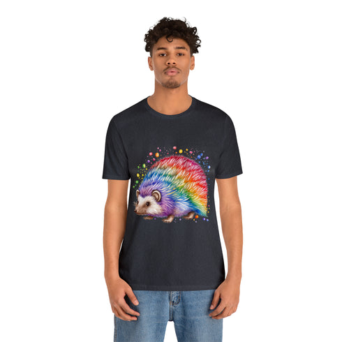 Rainbow Hedgehog - Short Sleeve Tee